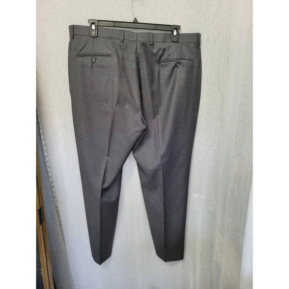 Jos. A. Bank Suit Mens 48R Wool Traveler Chelsea Gray Tailored Fit 2pc Business